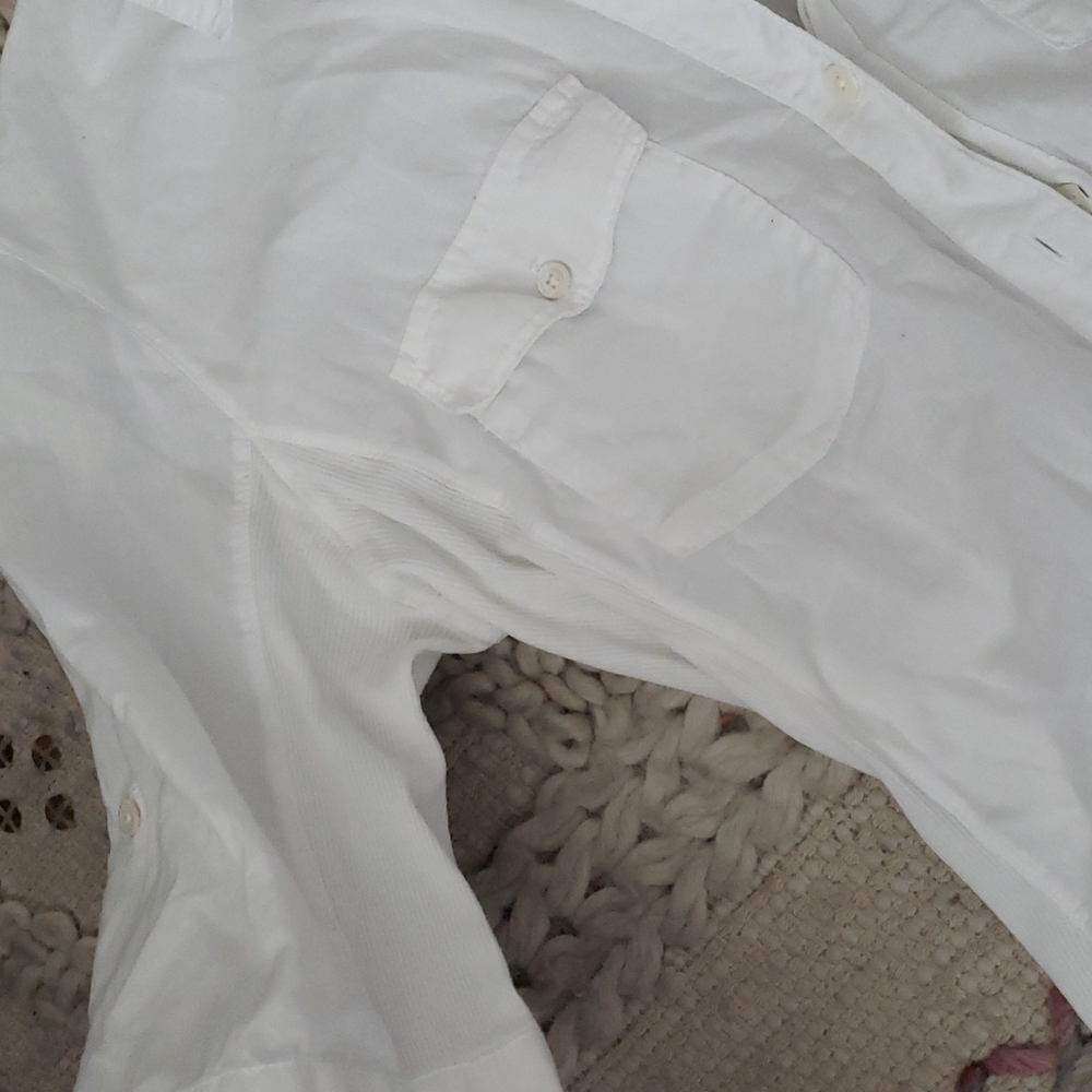 James Perse Crisp White Button-Down Shirt - Picture 3 of 15